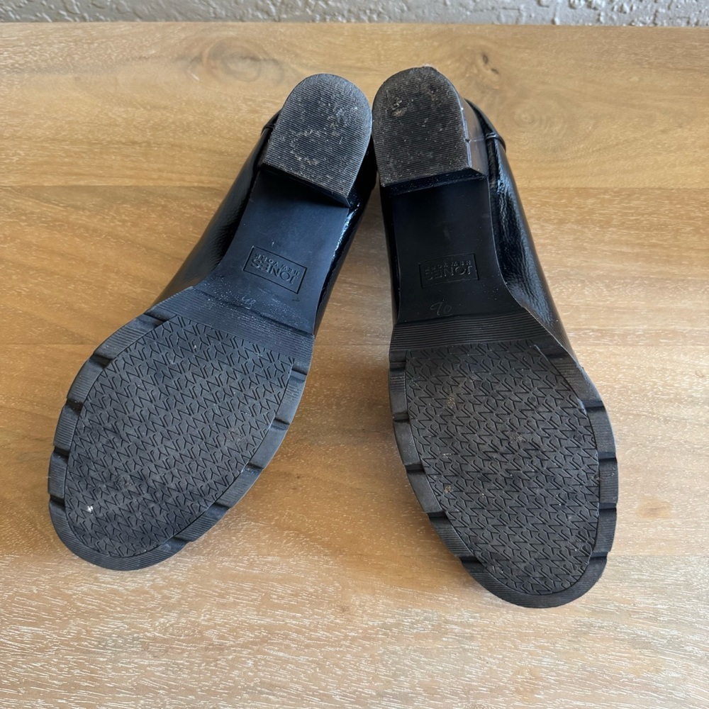 Jones New York Cypress Y2K High Stacked Penny Loafers in Black - Picture 6 of 7